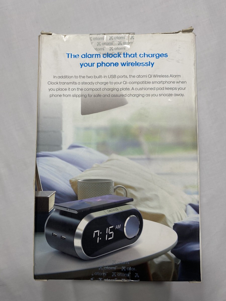 Alarm Clock Atomi Phone Charger Atomi Qi Wireless Wake Qi Wireless