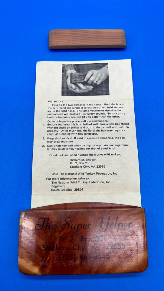 TURKEY CALL PRESENTATION NEIL COST 1981 eBay