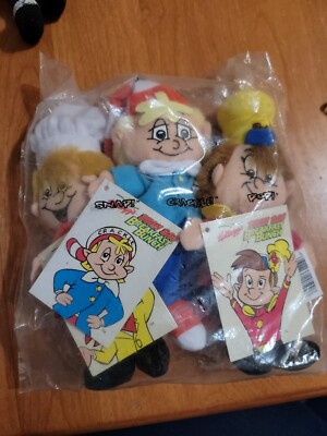 Kellogg Snap Crackle Pop 1997 Vintage Plush Toys W/tags Bundle Cereal rare