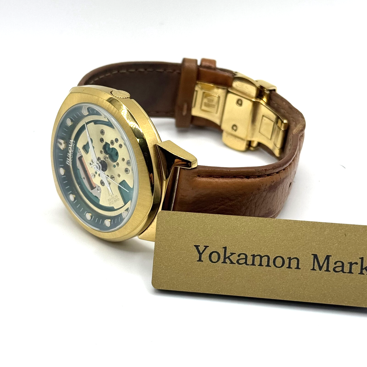 レアモデル　未使用級　BULOVA ブローバ　ACCUTRON II ALPHA BULOVA ACCUTRON II Alpha Green Skelton Men Watch | eBay