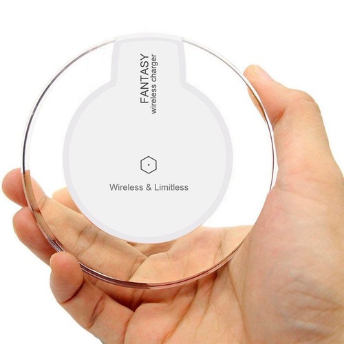 Sans Fil Chargeur QI Chargeur sans Fil Fast Charge IPHONE X / XS / 8 Plus Blanc - Photo 5/8