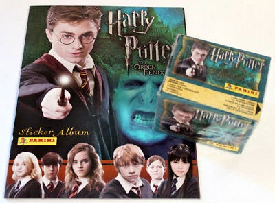 Panini Sticker HARRY POTTER ORDEN DES PHÖNIX 2007 BOX DISPLAY 50 Tüten + ALBUM - Bild 1 von 4