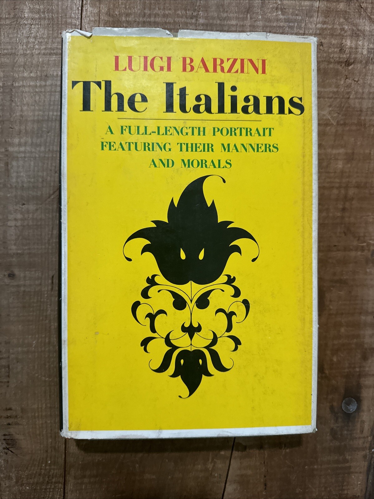 1964 The Italians First Edition By Luigi Barzini, 14th Printing Hardcover w/ D J