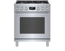 Bosch 800 Series 30" Stainless Steel Freestanding Gas Range - HGS8055UC