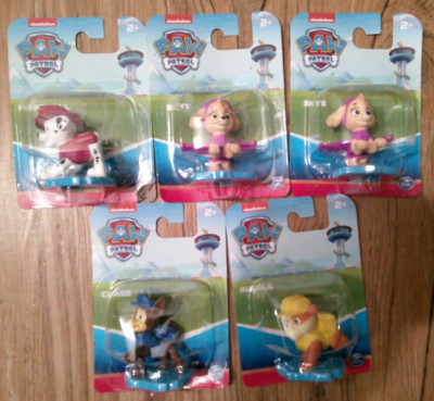 NEW LOT of 5 Nickelodeon PAW PATROL mini figures complete set