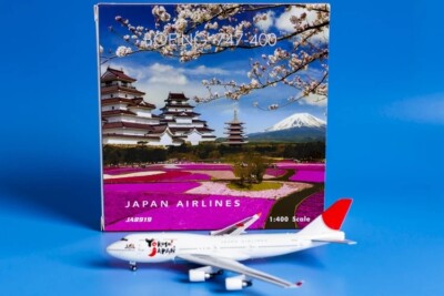 JAL 「Yokoso!JAPAN」B747-400 日本航空 1:400 1/400 Phoenix Japan Airlines JAL B747-400 JA8919 YOKOSO