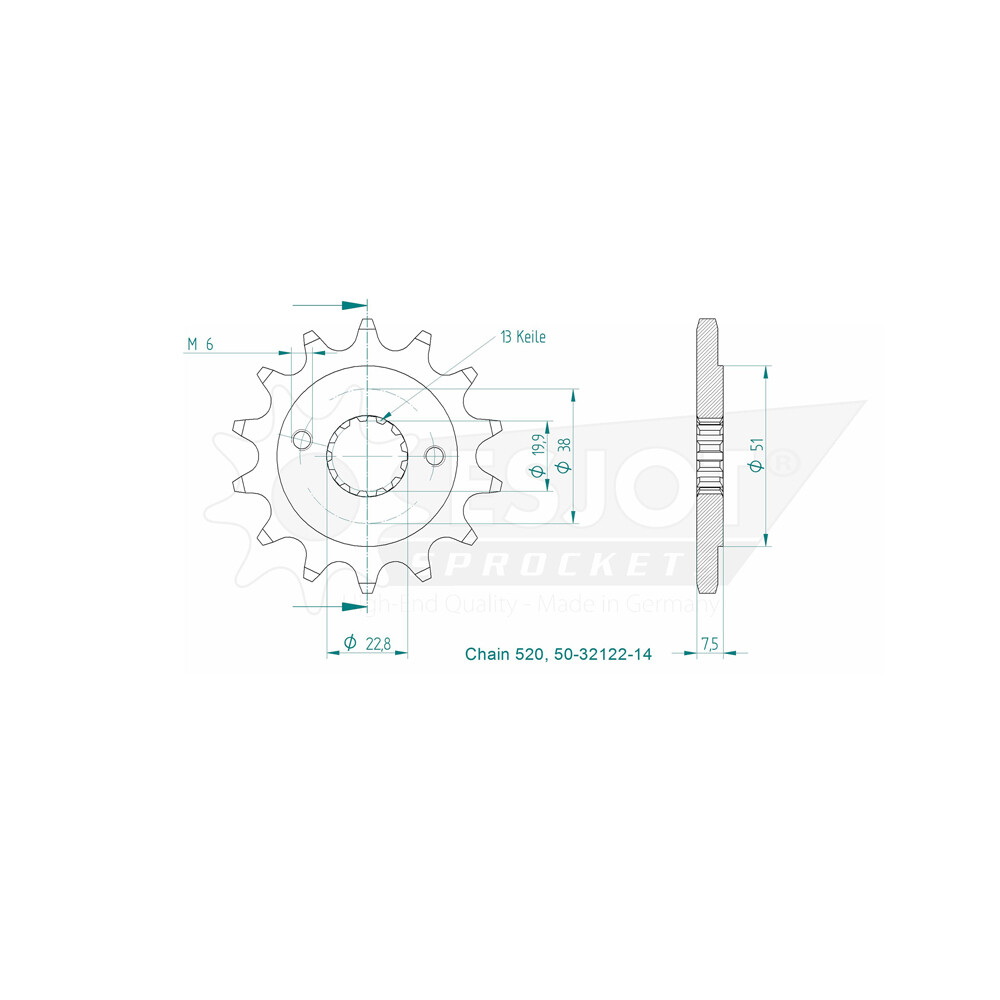 06-10 Fits Suzuki LTR450 QuadRacer Non O-Ring Chain & Silver Sprocket - Foto 3