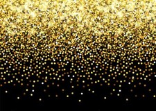 Black and Gold Backdrop Bokeh Photo Background for Birthday Party Graduation ...