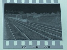 British Rail Diesel Loco Scene 35mm Railway Negative Ref 5P-18