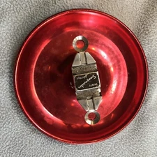 Safety Smogmaster Ashtray Red Aluminum 6"