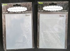 Darice Scrapbook Craft EMBOSSING FOLDERS wedding baby shower duck rain umbrella