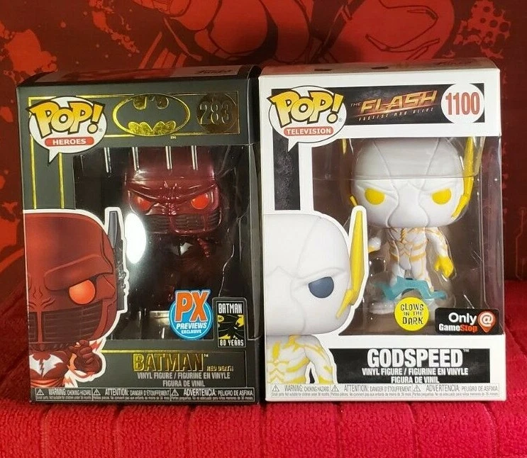 Funko Pop BATMAN Red Death 283 GODSPEED GITD 1100