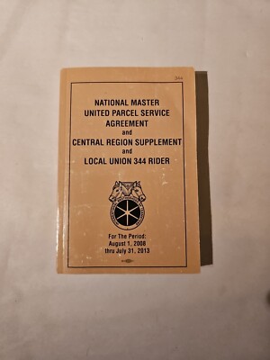 Teamster National UPS Agreement Central Region 2007 - 2013