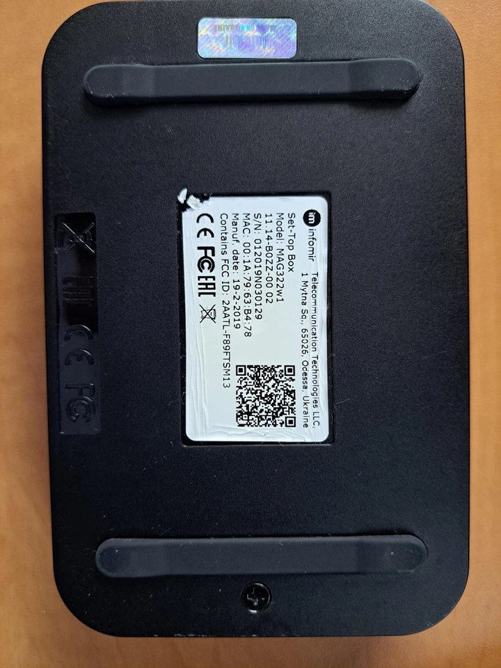 Infomir Mag-322 w1 with built-in WiFi - ( Used ) - Image 2 of 4