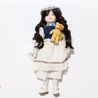 Vintage Porcelain Bisque Dynasty Collector Doll ''Kitty''
