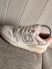 NEW BALANCE 550 WHITE PINK CREAM Size UK 4 