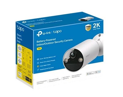 TP-Link TC82 Tapo Wireless Indoor/Outdoor 2K Security Camera  