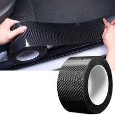 Automotive Car Door Edge Entry Guards Door Sill Protector Strip 5D Carbon Fib...