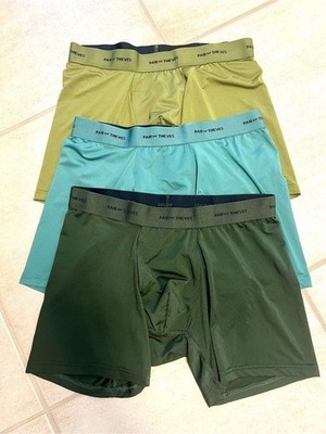 Pair of Thieves Men's 3-Pack Performance Boxer Briefs rayon bamboo comfy size M