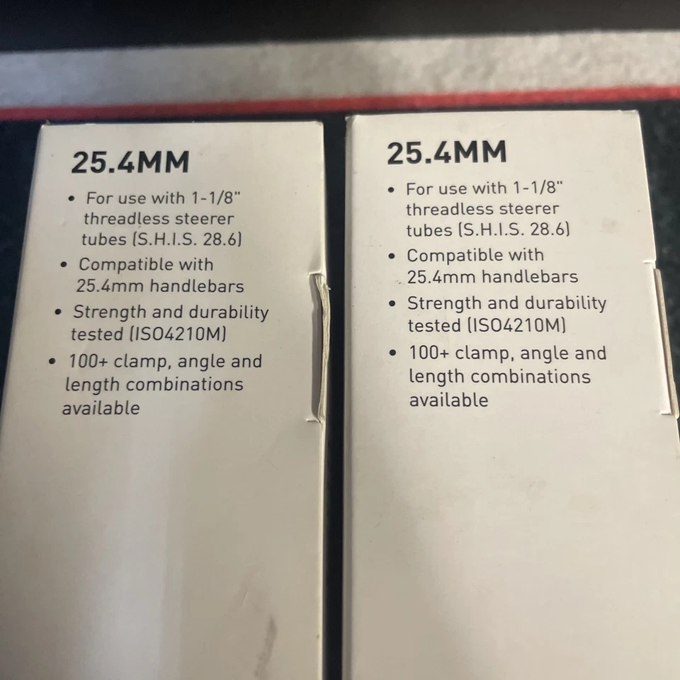 Dimension Threadless Stem Black 25.4mm 135mm Length 35 angle ( QTY2 ) - Image 4 of 4