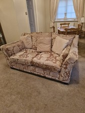 Two Seater Settee with Matching Footstool