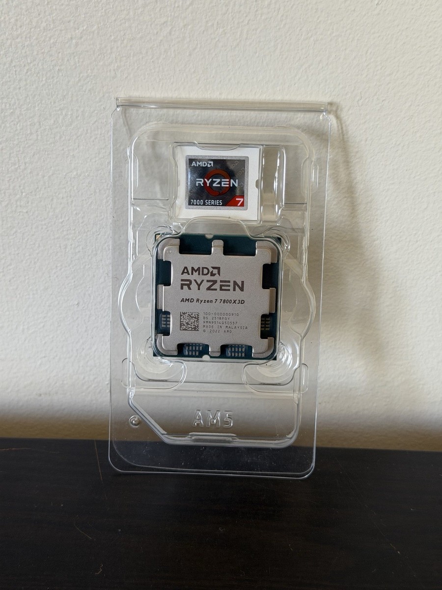 AMD Ryzen 7 7800X3D Processor (5 GHz, 8 Cores, Socket AM5) (New