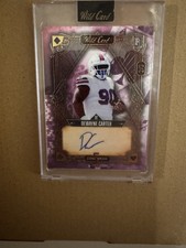 2024 Wild Card 5 Draw Dewayne Carter Buffalo Bills Autograph 2/3