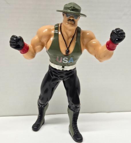 SGT. SLAUGHTER - WWE WWF Original LJN G.I.Joe Mail...