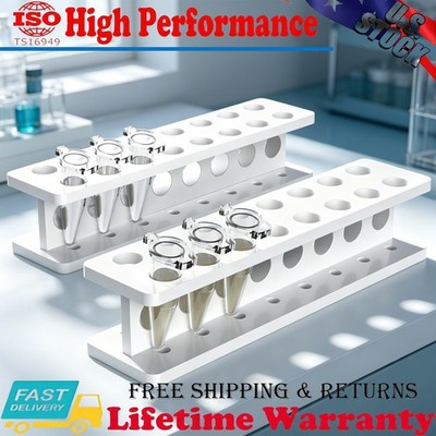 2Pcs Magnetic Rack Separator for DNA RNA Purification 1.5/2.0mL Centrifuge Tubes