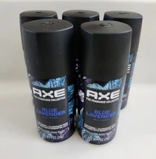 Axe Blue Lavender (5 PACK) 72H Premium Body Spray 1oz TRAVEL SIZE New