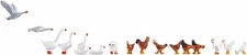 Noch 15772 Chicken and Geese HO scale Figures