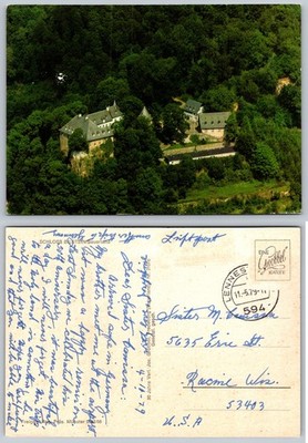 Continental Burg Castle Forest Postcard