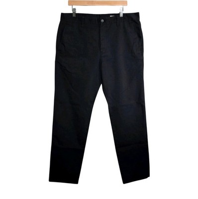 Outerknown Black Orbital Modern Chino Pants Men's Size 36