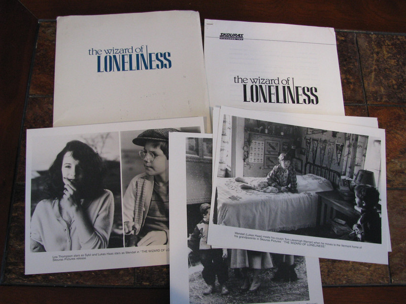 THE WIZARD OF LONELINESS PRESS KIT W/PHOTOS-LUKAS HAAS-LEA THOMPSON