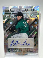 LOGAN GILBERT 2018 Contenders AUTO SP Rookie RC /23 CRACKED ICE Mariners