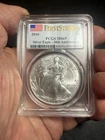 2016 $1 American Silver Eagle MS69 PCGS First Strike (30th Anniversary)
