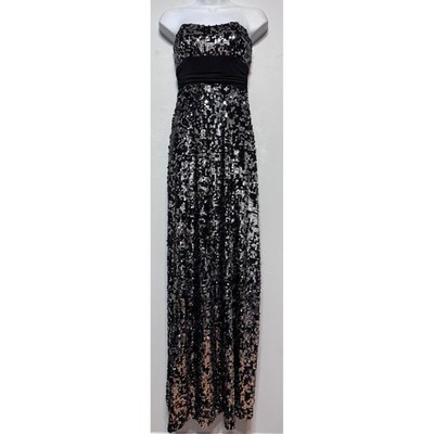 NWT Y2K Glamcore Sequin Maxi Dress Women s Small Partycore Metallic NYE Formal