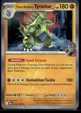 Team Rocket's Tyranitar 096/182 SV10: Destined Rivals Holo LP