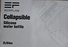 Ecoflow 2L Collapsible Silicone Water Bottle