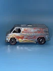 1974 Hot Wheels Redline Chrome Super Van With Flames Hong Kong