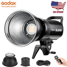 Godox SL60W LED Video Light 60W 5600K Daylight LED Continuous Light Bowens Mount