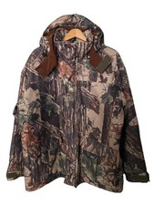 Vintage Cabela  s Dry Plus Outdoor Jacket Hoodie Camo Thinsulate 3M USA Men  s L