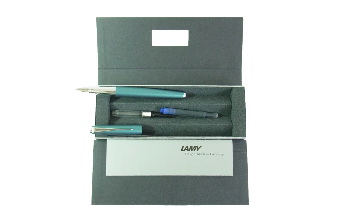 LAMY 1234745 PENNA STILOGRAFICA AION ALLUMINIO ANODIZZATO DARK GREEN