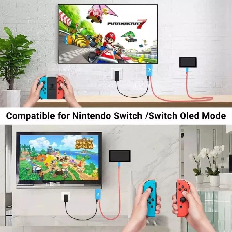 Nintendo Switch Type-C adapter USB3.1 co-screen cable 4k30hz TV casting cable - Image 3 of 4
