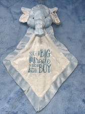 Baby Ganz blue Elephant Security blanket Such A Big Miracle in... little Boy