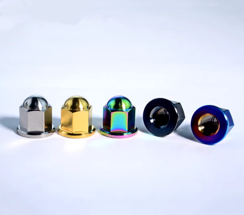 M6 M8 M10 Titanium Nut Acorn Dome Cap Hex Head Nuts for Bolt Screw Gr5 Fasteners - Afbeelding 6 van 18