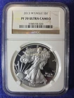 2013-W American Silver Eagle NGC PF70-Brown Label -Ultra Cameo ~ L👀K