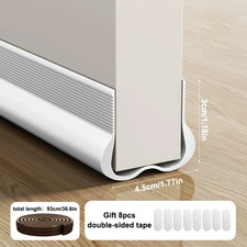 Door Stopper Seal Strip Draft Door Dust Guard Blocker Flexible Under Door Protec