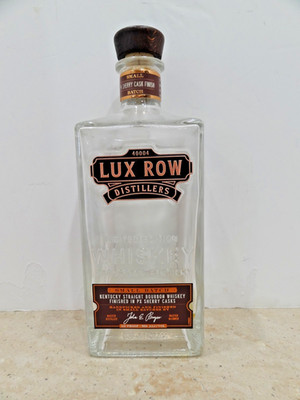 Lux Row Limited Edition Small Batch 112 Proof Bourbon Whiskey Empty Bottle
