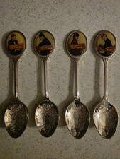 THE MONKEES COLLECTOR SPOON SET OF 4, DAVY, PETER, MIKE, & MICKEY 